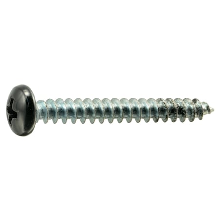 Midwest Fastener Sheet Metal Screw, #10 x 1-1/2 in, Painted Steel Pan Head Phillips Drive, 20 PK 37873